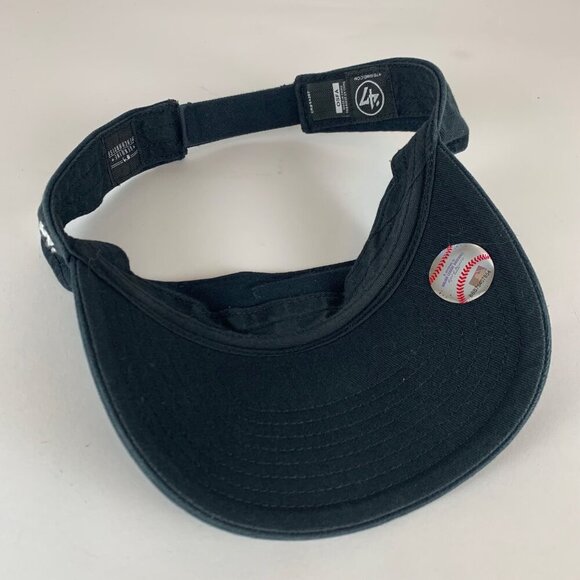 San Francisco Giants MLB Black 47 Brand Strapback Adjustable Visor - Picture 4 of 6